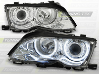 BMW E46 Első Lámpa, Tuning-Tec, CCFL Neon Angel Eyes (Évj.: 2001.09 - 2005.03)