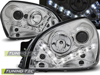 Hyundai Tucson Első Lámpa, Tuning-Tec, Daylight, Nappali menetfény Optikás (Évj.: 2004.07 - 2010)