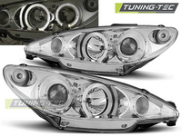 Peugeot 206 Első Lámpa, Tuning-Tec, Angel Eyes (Évj.: 2002 - től)