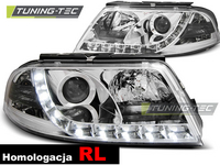 VW Passat 3BG Első Lámpa, Tuning-Tec, DRL, Nappali Menetfénnyel (Évj.: 2000.09 - 2005.03)