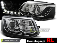 VW T5 Első Lámpa, Tuning-Tec, DRL, Nappali Menetfénnyel (Évj.: 2010 - től)