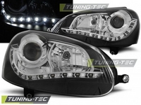 VW Golf 5 Első Lámpa, Tuning-Tec, Daylight, Nappali menetfény Optikás (Évj.: 2003.10 – 2009)