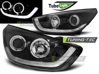 Hyundai Tucson IX35 Első Fényszóró  Lámpa, Tuning-Tec, Tube Light, Nappali menetfény Optikás (Évj.:2010 -től)