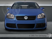 SRS-Tec  G5-R32 Elülső Lökhárító Spoiler, VW Golf 5 R32 alsó ráccsal VW Jetta 5