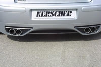 Kerscher-Tuning, Komplett  Kipufogó vég Szett Toldat  Spoilerbe,RS4 VW Golf 4