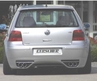 Kerscher-Tuning, Hátsó RS4 Spoiler Toldat,VW Golf 4