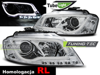Audi A3 8P, Led Tube Lights, True DRL Első Lámpa (Évj.: 2008 - 2012) by Tuning-Tec