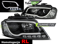 Audi A3 8P, Led Tube Lights, True DRL Első Lámpa (Évj.: 2008 - 2012) by Tuning-Tec