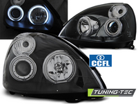 Renault Clio Első Lámpa, Tuning-Tec, Angel Eyes, CCFL (Évj.: 2001.06 - 2005.09)