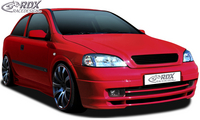 OPEL Astra G Első Lökhárító Toldat Spoiler,  by RDX-Racedesign