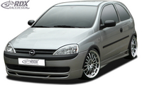 OPEL Corsa C Első Lökhárító Toldat Spoiler,  by RDX-Racedesign