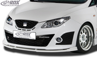 SEAT Ibiza (Typ.: 6J,) Cupra, Bocanegra Első Lökhárító Toldat Spoiler,  -VARIO-X- by RDX-Racedesign