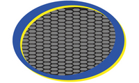 Műanyag Sport Grillrács 150x30cm (Fekete)