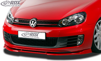 VW Golf 6 GTI, GTD Első Lökhárító Toldat Spoiler,  -VARIO-X- by RDX-Racedesign