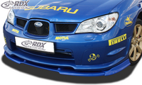 SUBARU Impreza 3 (Typ:GD) WRX, Első Lökhárító Toldat Spoiler,  -VARIO-X- by RDX-Racedesign