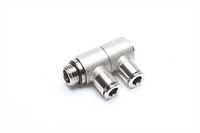 Ta-Technix Dupla Térsarok Szelep (2X6mm, 1/4Col AG) Légrugós (Airride) Futóműhöz