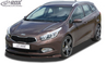 KIA Cee'd (Typ.: EU,) Első Lökhárító Toldat Spoiler,  -VARIO-X- by RDX-Racedesign
