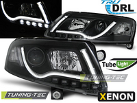 Audi A6 Első Lámpa, Tuning-Tec, Led Tube Lights, TRU DRL, Xenon (Évj.: 2004 - 2008)