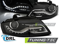 Audi A4 B8 TRU DRL, Első Fényszóró, Lámpa, by Tuning-Tec, (Évj.: 2008.04 - 2011)