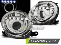 Fiat 500, Első Fényszóró Lámpa by Tuning-Tec, (Évj.: 2007 -től)