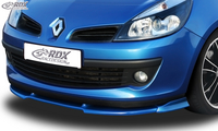 RENAULT Clio 3 Phase 1 Első Lökhárító Toldat Spoiler,  -VARIO-X- by RDX-Racedesign