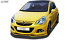 OPEL Corsa D Facelift OPC Első Lökhárító Toldat Spoiler,  -VARIO-X- by RDX-Racedesign