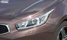 KIA Ceed & Pro Ceed Typ: JD,  Morcosító Szemöldök Spoiler,  by RDX-Racedesign