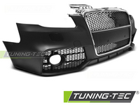 Audi A4 (B7) Első Lökhárító RS STYLE Fekete-Króm (Évj.: 2004 - 2008) by Tuning-Tec