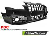 Audi A4 (B7)  Első Lökhárító S-LINE STYLE PDC Fekete-Króm (Évj.: 2004 - 2008) by Tuning-Tec