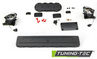 Audi A3 8P Első Lökhárító RS STYLE Fekete-Króm  (Évj.: 2005.06 - 2008.04) by Tuning-Tec