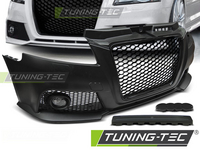 Audi A3 8P  Első Lökhárító RS STYLE Fekete (Évj.: 2008 - 2012) by Tuning-Tec