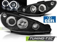 Peugeot 206 Első Lámpa, Angel Eyes CCFL (Évj.: 2002 - től) by Tuning-Tec