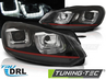 VW Golf 6 Első Lámpa,TRU DRL Nappali menetfény, Red Line (Évj.: 2008 - 2012) by Tuning-Tec