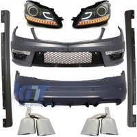 Mercedes Benz C-Klasse (W204) Facelift C63 AMG Design Komplett Bodykitt (Évj.: 2007 - 2015) by CarKitt
