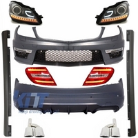 Mercedes-Benz C-Klasse (W204) Facelift C63 AMG Design Komplett Bodykitt (Évj.: 2007 - 2015) by CarKitt