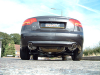 Audi A4 B7 2.0 TDi B7 170LE 2WD Limousine és Avant, Milltek (Gyári katalizátoros) komplett kipufogórendszer