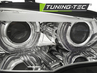 BMW X5 E70 LED-es TRU DRL Első Lámpa, Tuning-Tec, AFS, Angel Eyes (Évj.: 2007 - 2010)
