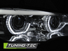 BMW X5 E70 LED-es TRU DRL Első Lámpa, Tuning-Tec, AFS, Angel Eyes (Évj.: 2007 - 2010)