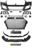Audi A3 (8V) Első Lökhárító RS3 STYLE Króm-Fekete (Évj.: 2012 - 2016) by Tuning-Tec