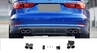 Audi A3 8V Szedán, Sportback, Kupé S3 Design, 2x Dupla Kipufogóvég (Évj.: 2012 - 2017) by CarKitt
