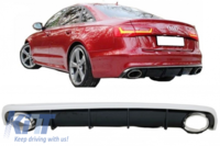 Audi A6 C7 Hátsó Diffúzor RS6 Style (Évj.: 2010 - 2014) by CarKitt