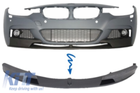 BMW F30, F31 M-Perfomance Első Lökhárító Toldat Karbon Style (Évj.: 2011 - 2018) by CarKitt