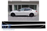 BMW F30, F31 Matt Fekete M-Perfomance Küszöbdekor (Évj.: 2011 - 2018) by CarKitt