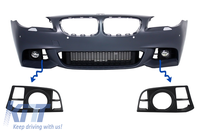 BMW F10, F11 M-Technik Első Ködlámpa Takaró (Évj.: 2010 - 2017) by CarKitt