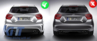 Mercedes-Benz A-Class W176 Sport Style Hátsó Lökhárító Diffúzor + Kipufogóvégek (Évj.: 2012 - 2018) by Carkitt