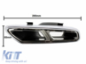 Mercedes-Benz S-Class / SL-Class / E-Class / CLS-Class AMG Design Kipufogóvég (Évj.: 2013-tól) by Carkitt