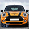 Mini Cooper R50, R52, R53, R55, R56, R56, F54, F55, F45 Gépháztető Matricakészlet (Évj. 2001 - 2017) by Carkitt