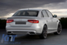 Audi A4 (B8) AB Design Hátsó Diffúzor, Dupla kipufogóvéggel (Évj.: 2012 - 2015) by CarKitt