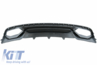 Audi A4 (B8) AB Design Hátsó Diffúzor, Dupla kipufogóvéggel (Évj.: 2012 - 2015) by CarKitt