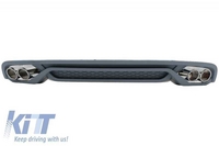 Audi A4 (B8) AB Design Hátsó Diffúzor, Dupla kipufogóvéggel (Évj.: 2012 - 2015) by CarKitt
